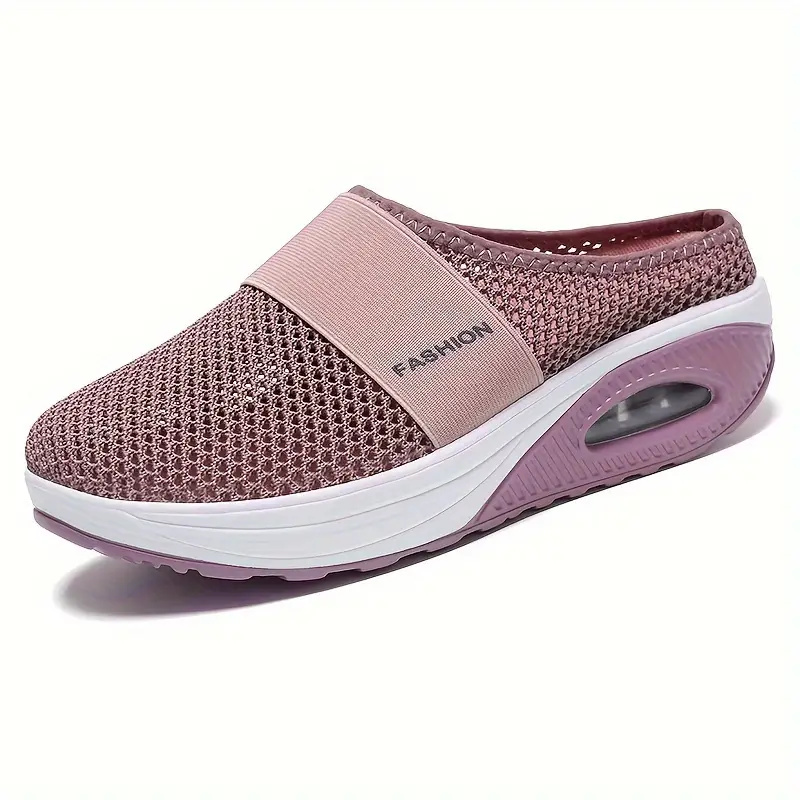 Krillerbot New Women Sneakers Air Cushion Slip-On Orthopedic Platform Sneakers Mesh Lightweight Wedges Sneakers Designer Shoes for Women