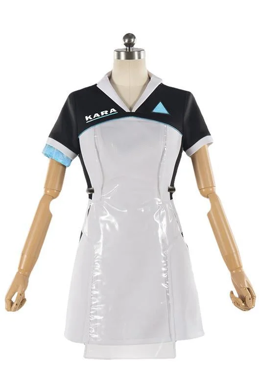Detroit Become Human Kara Cosplay Costume Code Ax Agent Outfit Girls Dress For Halloween