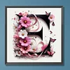 Diamond Painting-DIY Full Round Drill  Letter E