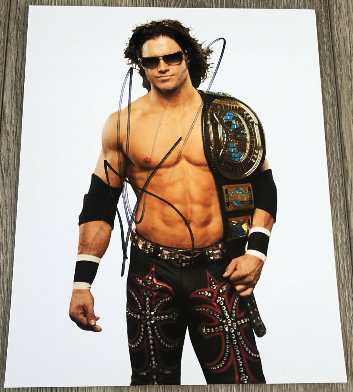 JOHN MORRISON SIGNED AUTOGRAPH WWE RAW SMACKDOWN NXT 8x10 Photo Poster painting B w/PROOF