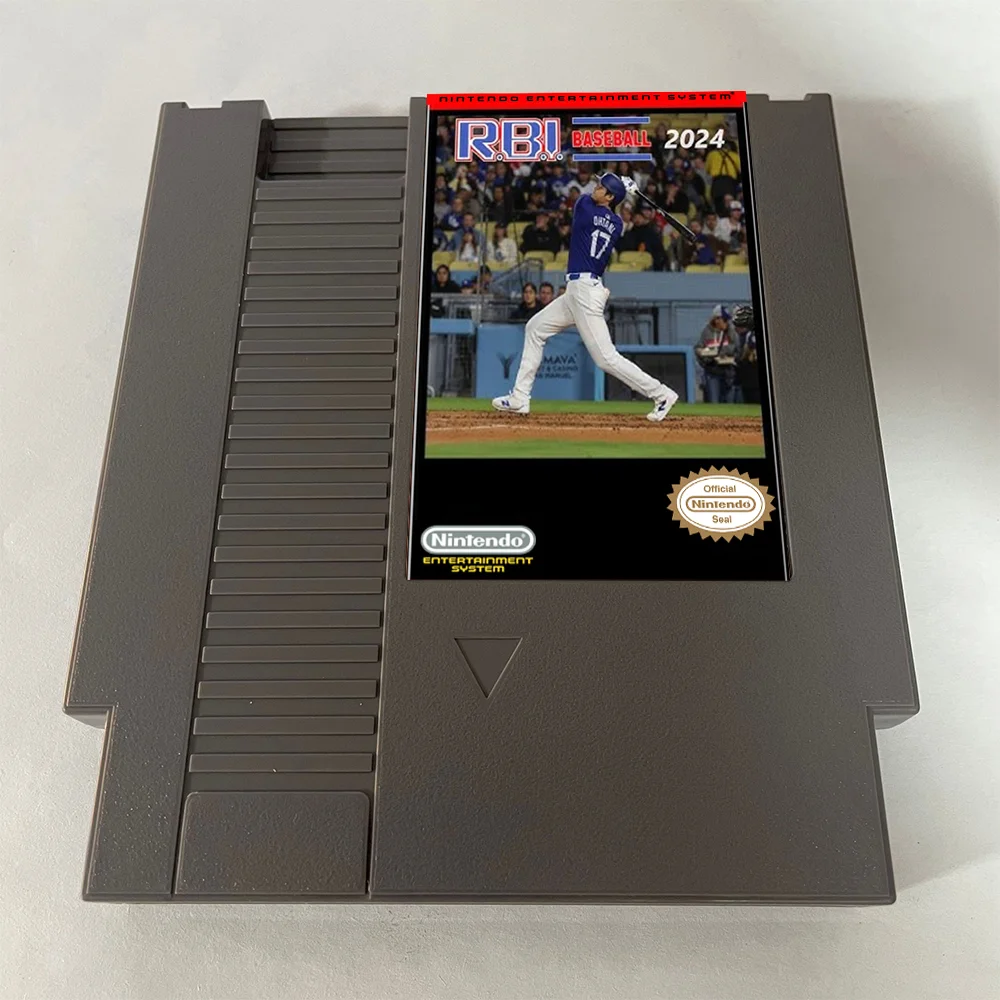 R.B.I. Baseball 2024 NES For Nintendo Entertainment System Console - 8 Bit Game Cartridge