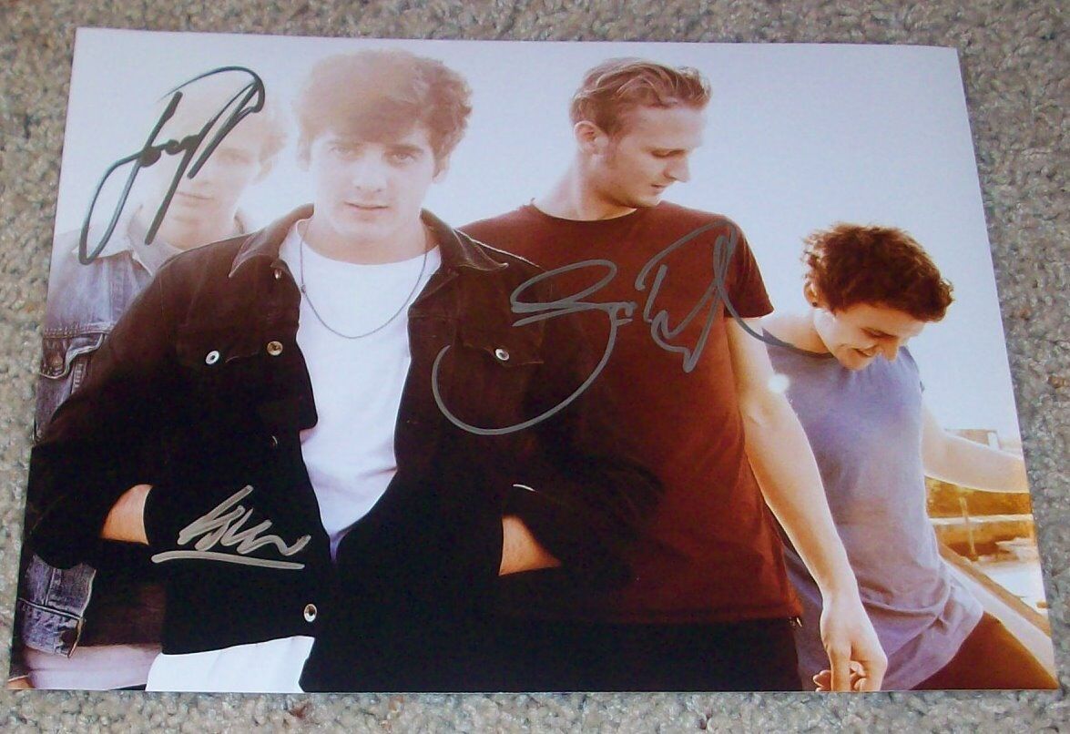 CIRCA WAVES BAND SIGNED AUTOGRAPH 8x10 Photo Poster painting D w/PROOF KIERAN SHUDALL +2