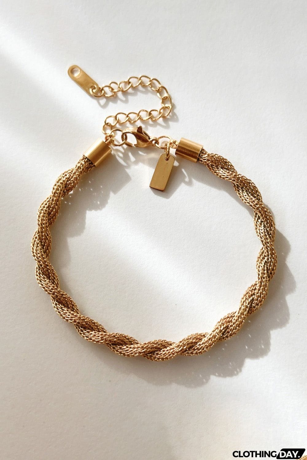 Twisted Stainless Steel Bracelet