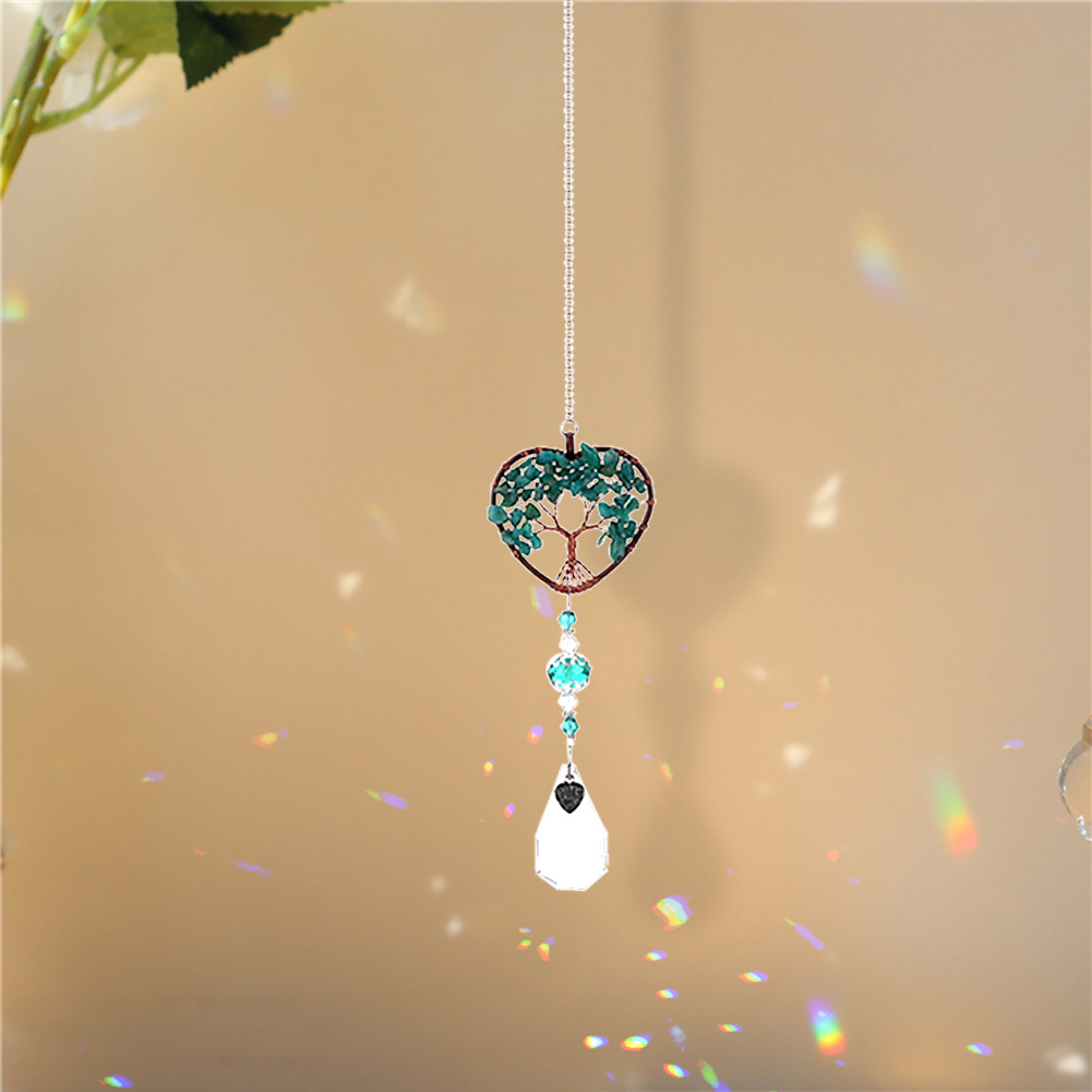 

Green Tree - Art Crystal Suncatcher, 501 Original