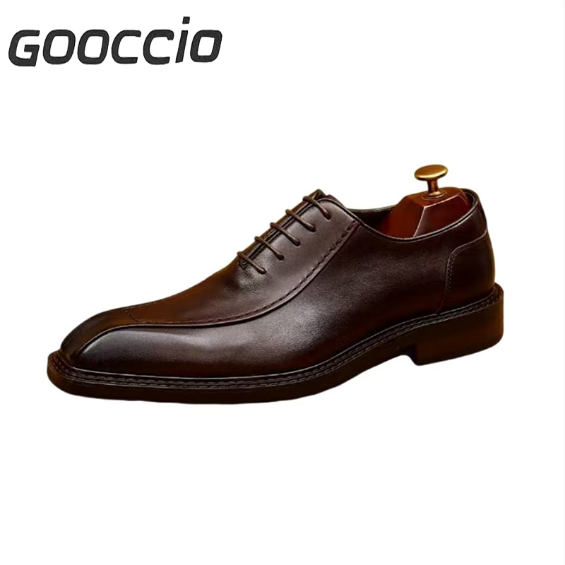 FX181  Cowhide Dress Shoes/Oxford Shoes  For Men  GOOCCIO   