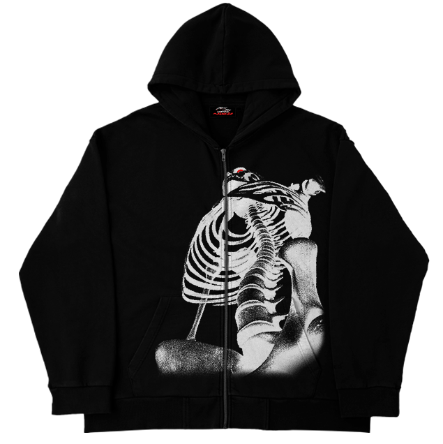 Colossal Skeleton Zip Up