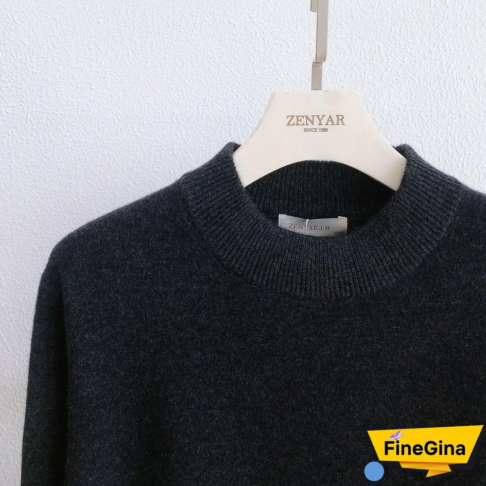 Warm Semi-turtleneck Loose Men's Sweater Men