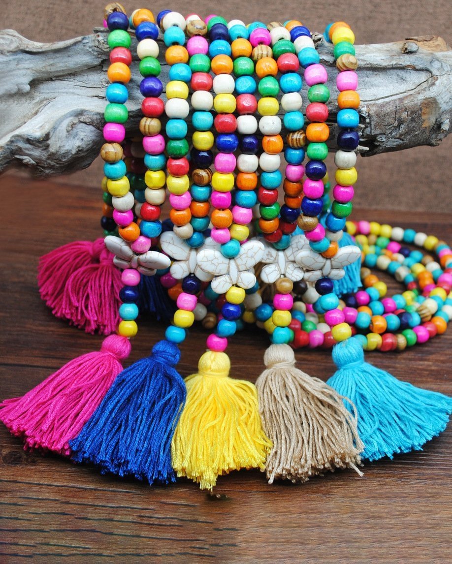 Bead Long Necklace