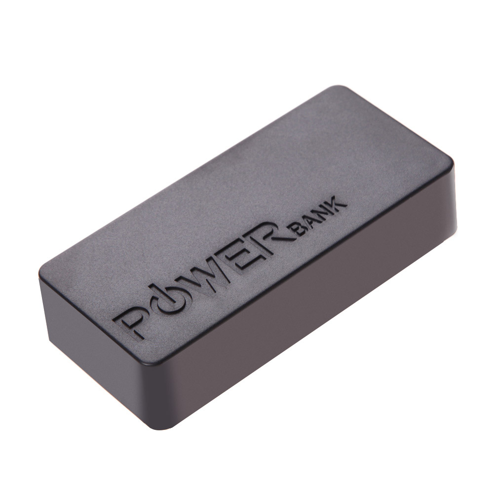 

Mobile Power Bank Case DIY Suite Kit Backup Battery Charger Box for 2x18650-90413, 黑色, 501 Original