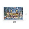 (Big Size)Christmas Eve Glow-14CT Counted Cross Stitch 62*42cm/24.41*16.54in(Brand)