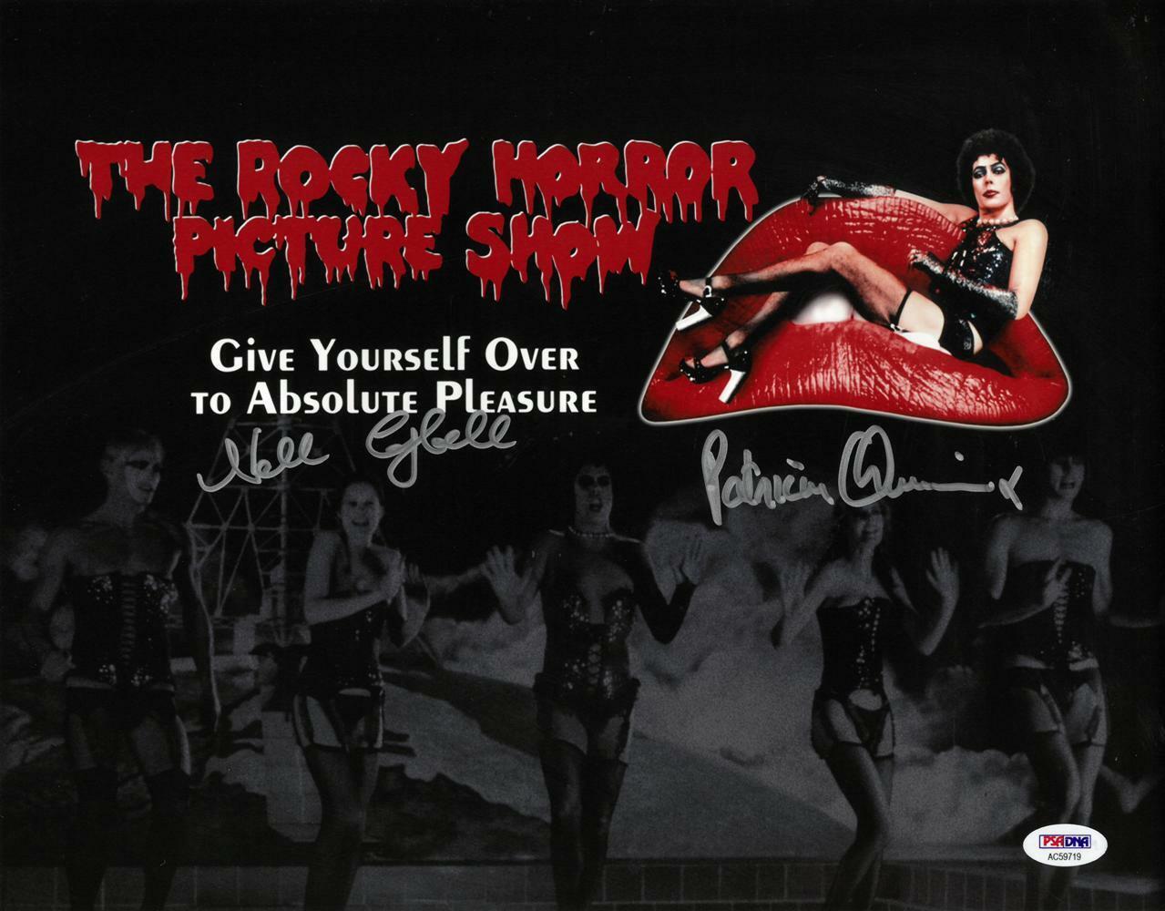 Nell Campbell/Patricia Quinn Signed Rocky Horror Auto 11x14 Photo Poster painting PSA #AC59719