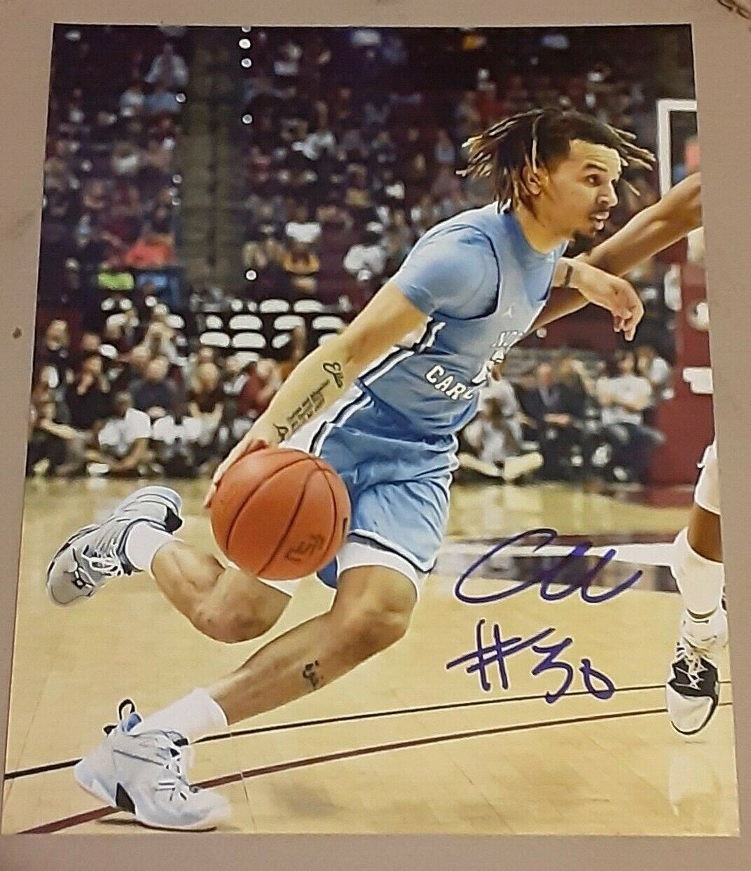 Cole Anthony North Carolina Tar Heels SIGNED AUTOGRAPHED 8x10 Photo Poster painting COA MAGIC