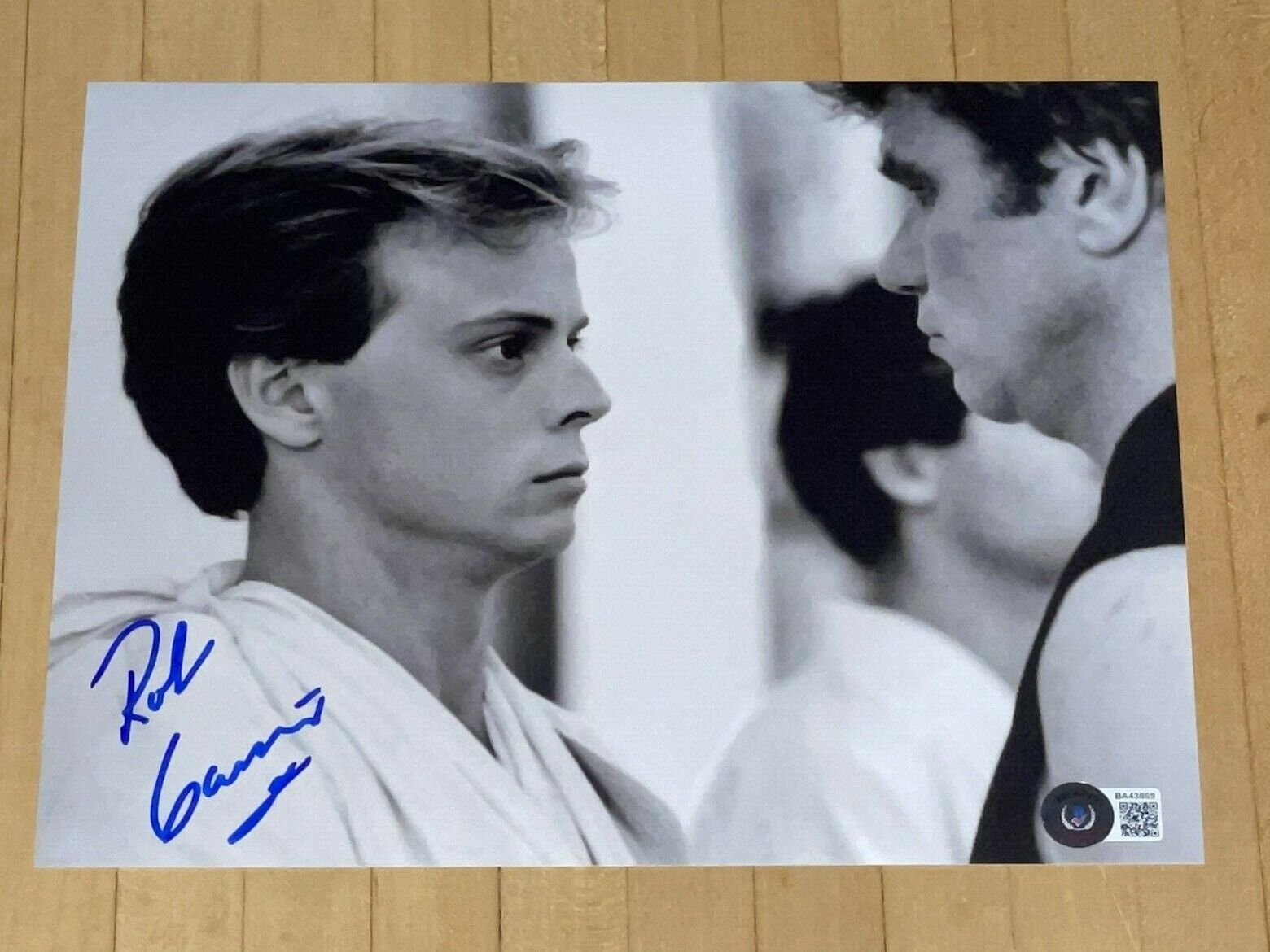 Rob Garrison as Tommy in The Karate Kid signed 8x10 Photo Poster painting BAS Beckett COA