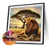 Diamond Painting-DIY Full Round Drill Lion(40*40CM)