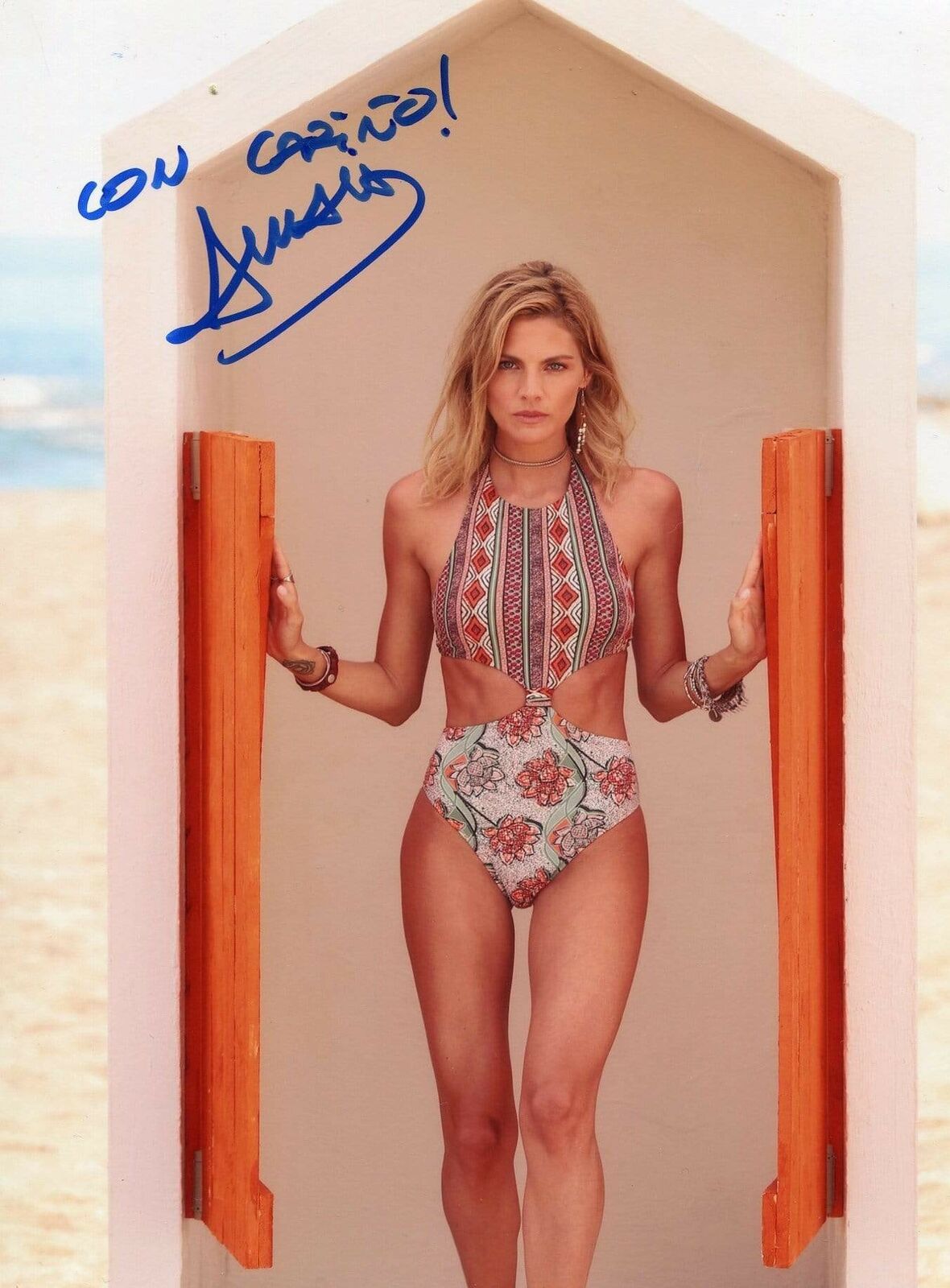 Amaia Salamanca ACTRESS autograph, signed Photo Poster painting