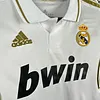 2011/2012 Retro Long Sleeve Real Madrid Home Football Shirt 1:1 Thai Quality Kids Size