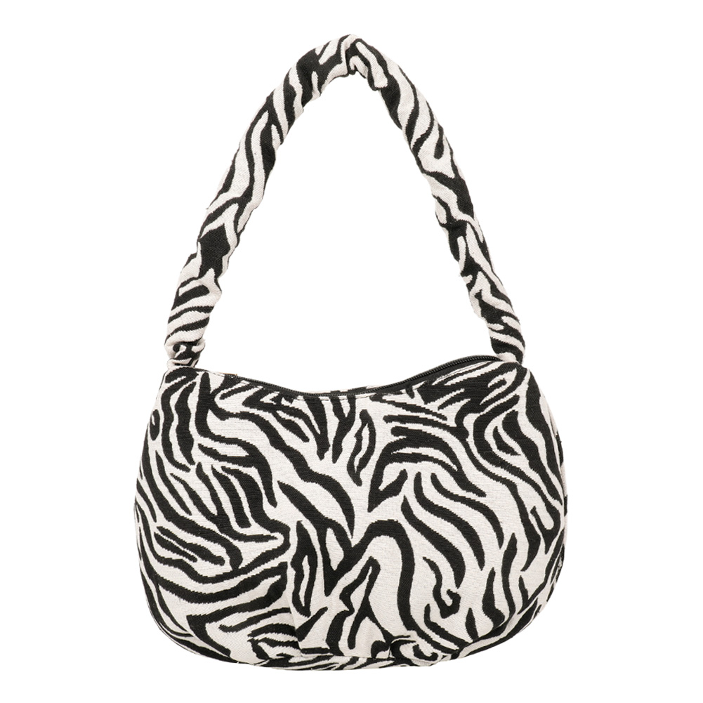 

Women Leopard Zebra Print Handbags Fashion Animal Pattern Shoulder Tote Bag, Zebra pattern, 501 Original