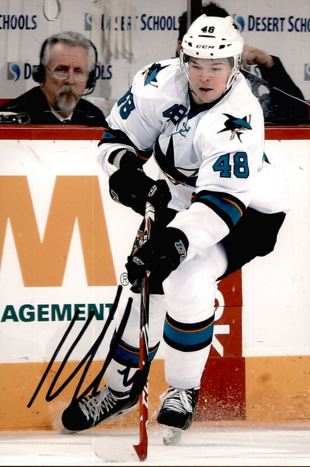 Tomas Hertl SIGNED autographed 4x6 Photo Poster painting SAN JOSE SHARKS #2