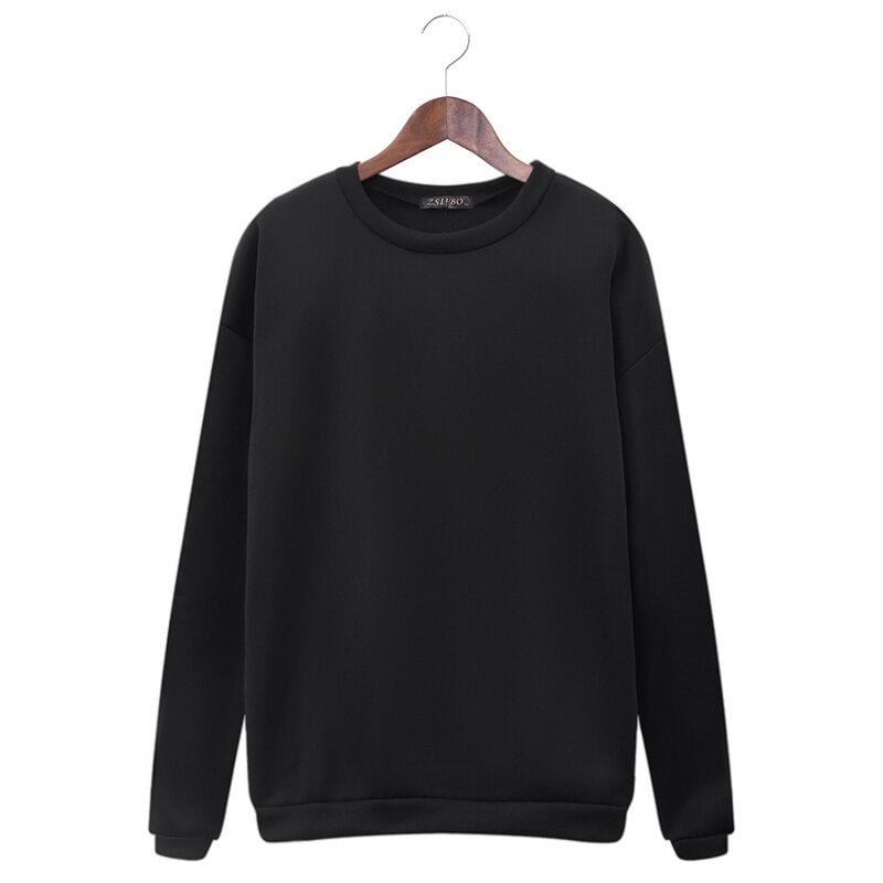 Autumn winter Harajuku Solid Sweatshirt Women Long Sleeve Hoodie Loose Women Hoodies Sweatshirts Casual Tracksuit drop shipping
