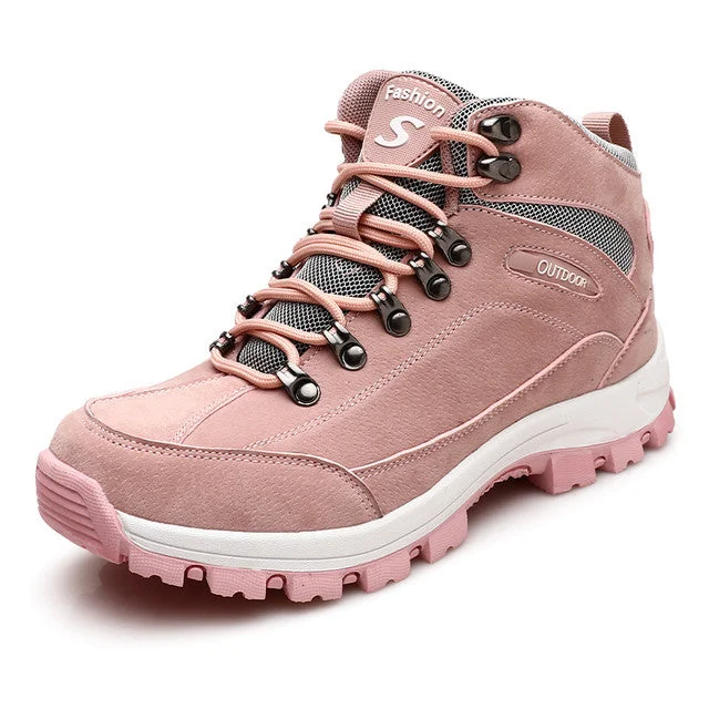 Women Orthopedic Suede Hiking Snow Boots Radinnoo.com