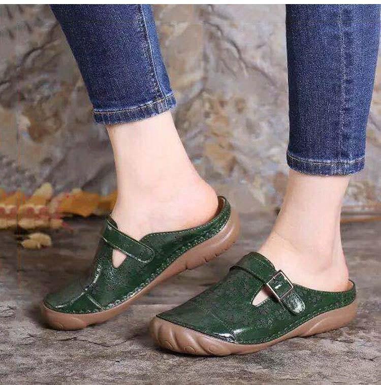 hollow carved casual sandals