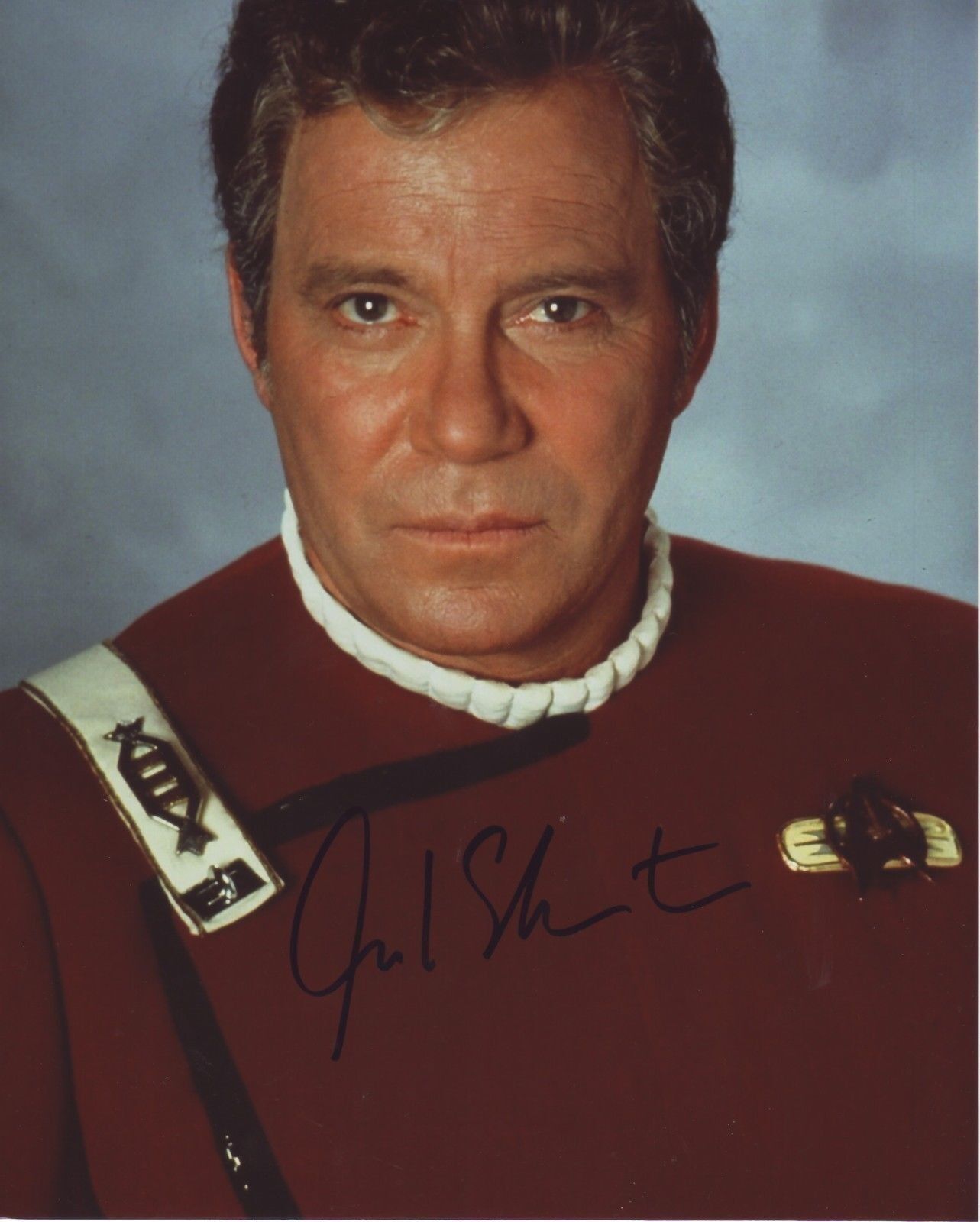 WILLIAM SHATNER - STAR TREK AUTOGRAPH SIGNED PP Photo Poster painting POSTER