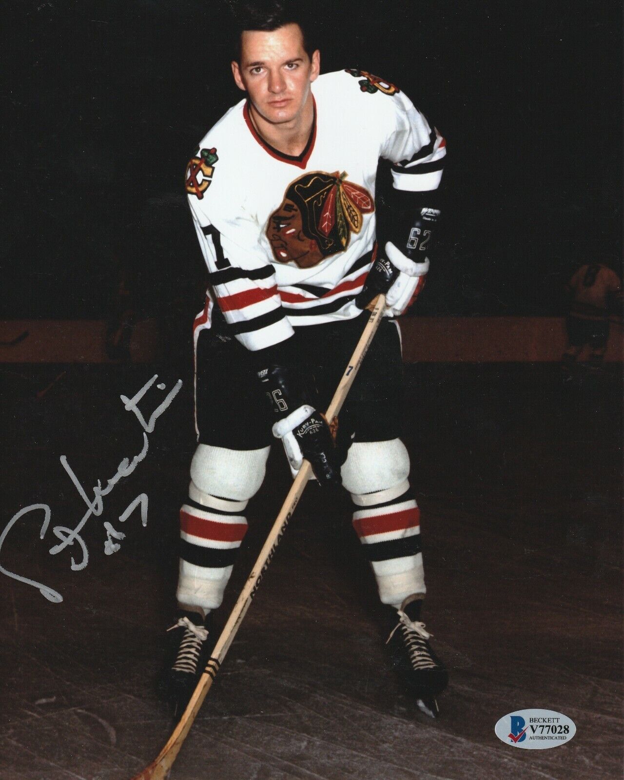 PIT MARTIN Signed Chicago BLACKHAWKS 8x10 Photo Poster painting w/ Beckett COA