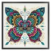 Mandala Pattern Butterfly-11CT Stamped Cross Stitch 50*50cm/19.69*19.69in tapestrymarket