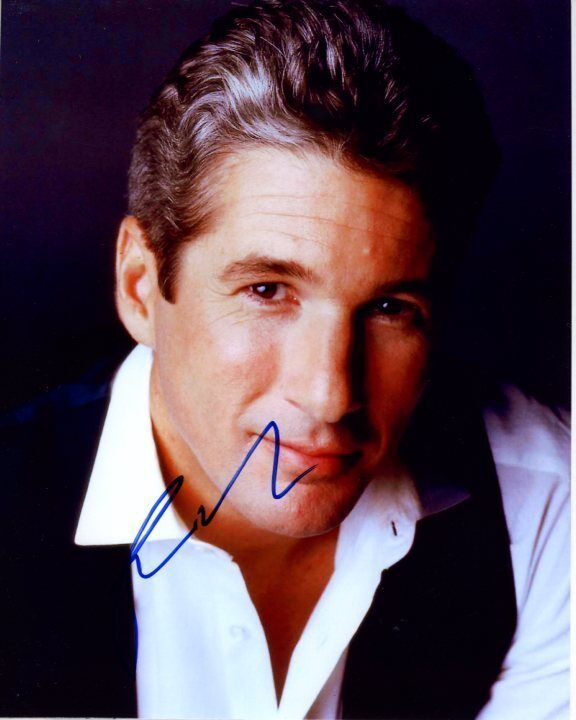 RICHARD GERE Signed Autographed PRETTY WOMAN EDWARD LEWIS Photo Poster painting