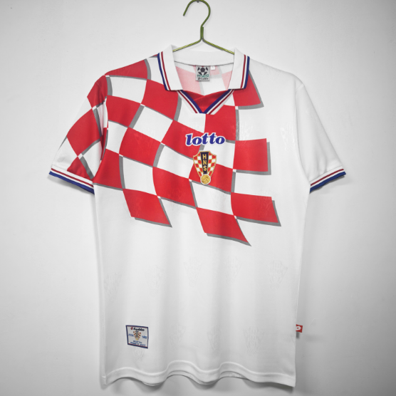 Retro 1998 Croatia Home Football T-Shirt Thai Quality