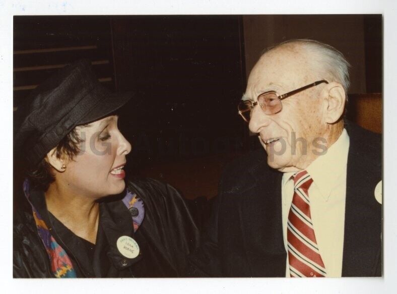 Lena Horne, George Abbott - 1983 Tony Awards Photo Poster painting by Peter Warrack