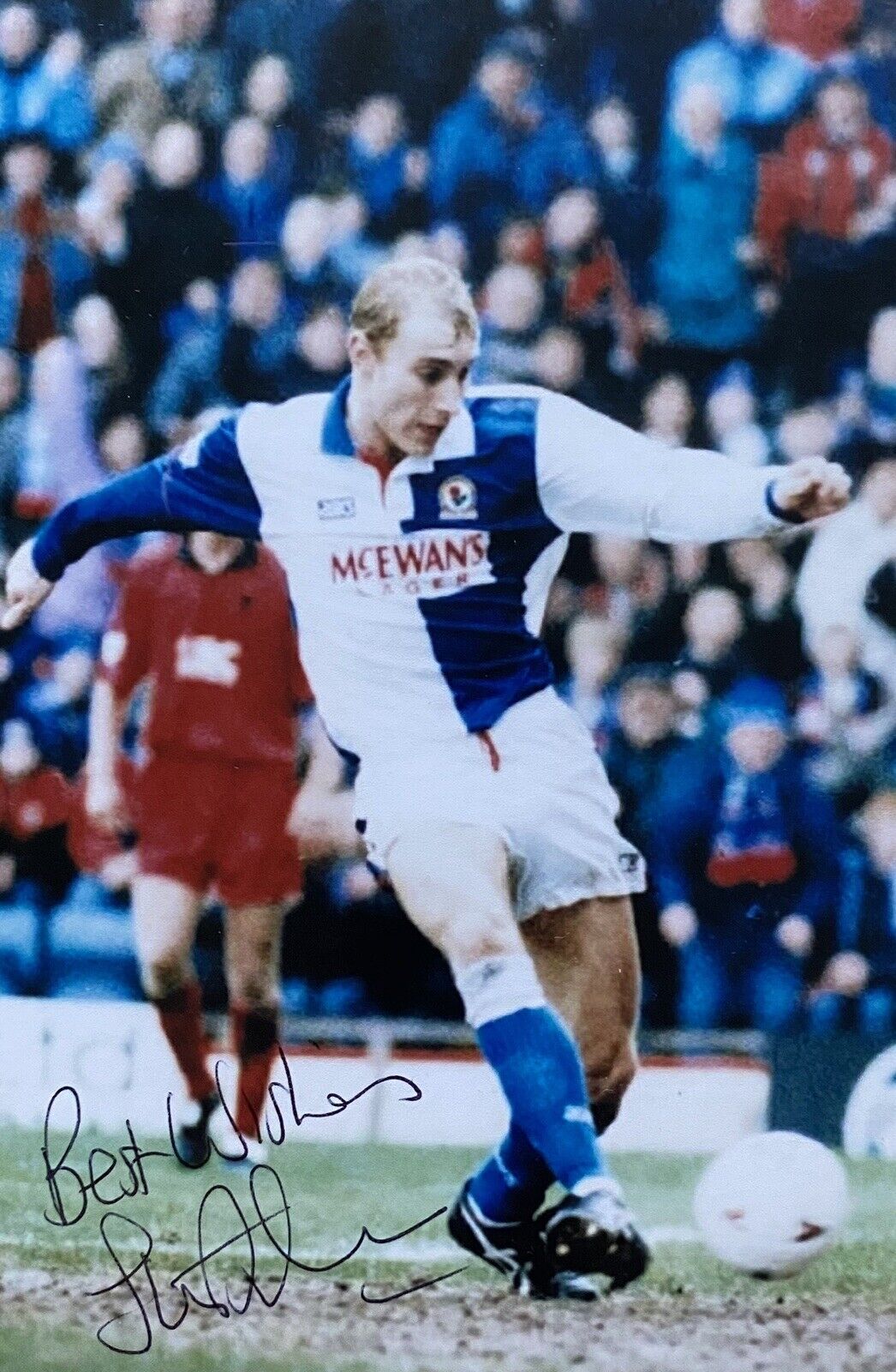 Stuart Ripley Genuine Hand Signed Blackburn Rovers 6X4 Photo Poster painting