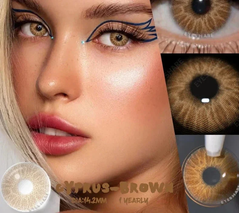 Sdrawing 1pair Colored Contact Lenses for Eyes Natural Look Gray Eye Lenses Brown Contact Blue Lenses Fast Delivery Green Lenses