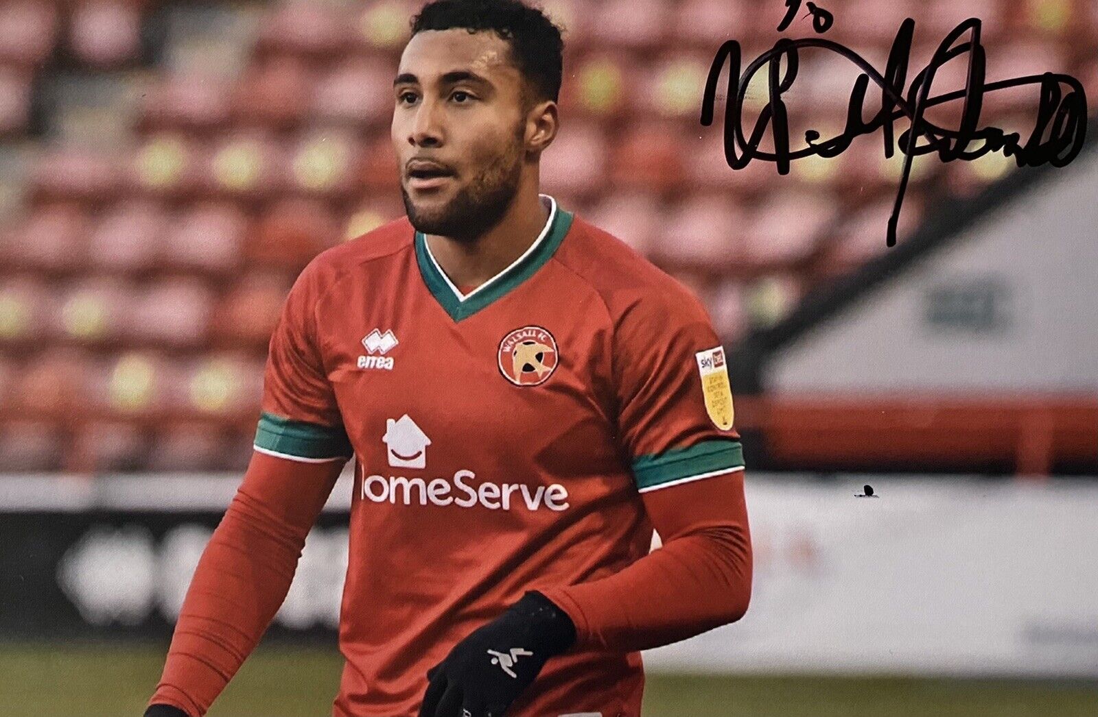 Wes McDonald Genuine Hand Signed Walsall 6X4 Photo Poster painting