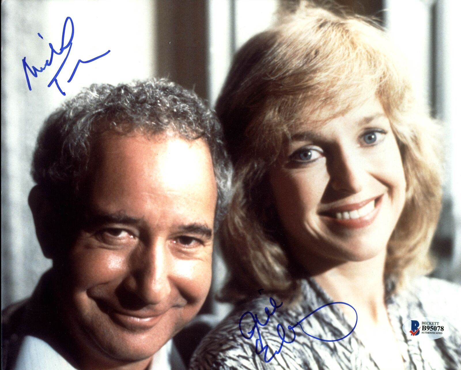 Michael Tucker & Jill Eikenberry LA Law Authentic Signed 8X10 Photo Poster painting BAS #B95078