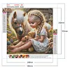 Diamond Painting -DIY Round Drill Girl