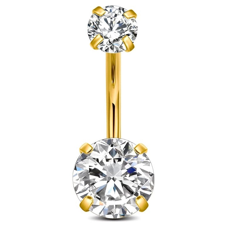 Puncture Jewelry  Belly Button Nail 5-piece Set Of  Belly Button Ring Europe And The United States New Belly Button