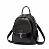 Leather retro college women's backpack