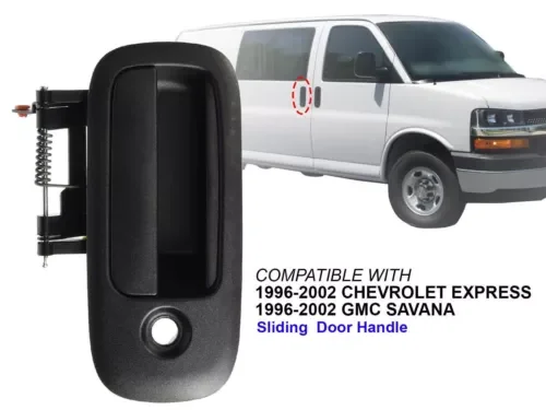 Dronehint For Outer Sliding Door Handle 96 - 02 Express Savana Van Rear Passenger 15739871 (For: GMC) Parts