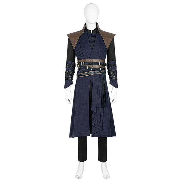 Evil Doctor Strange Navy Blue Cosplay Costume Outfits Halloween Carnival Suit