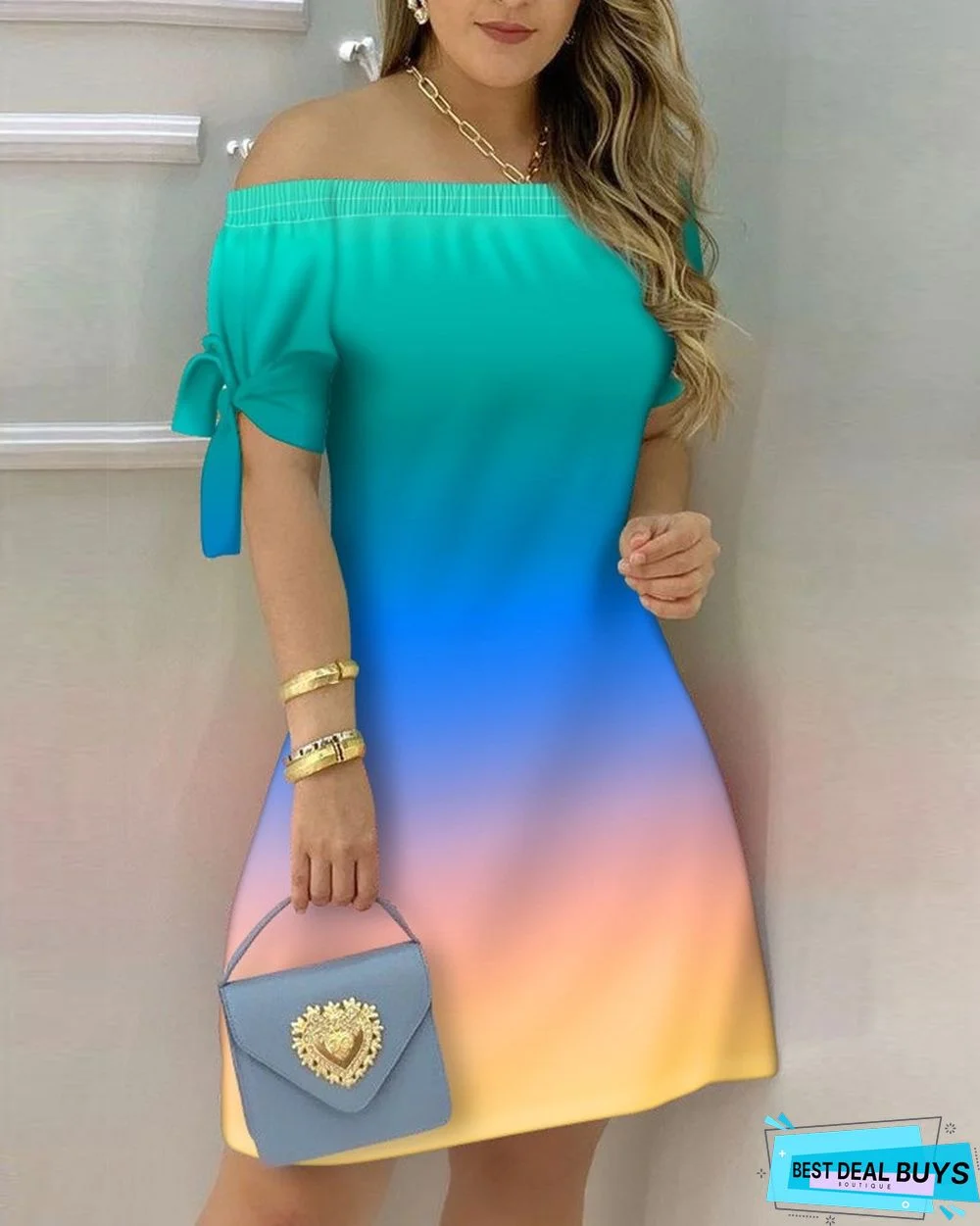 Fashion Sexy Women's Printed Dress