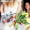 6PCS DIY Diamond Art Greeting Cards Congratulations Cards & Gifts (Dragonfly)