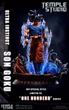 1/4 Scale Ultra Instinct Son Goku with LED - Dragon Ball Resin Statue  - Temple Studios [In Stock]