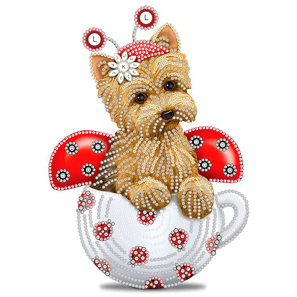 

Cup Dog - Special Shaped Diamond Painting - 30*30CM, 501 Original