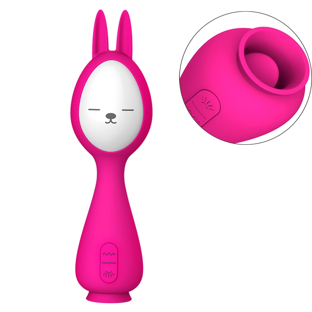 Super Rabbit Vibrating Stick Licking Sucking Device Female Masturbation