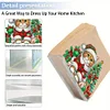 Diamond Painting Acrylic Double Sided Christmas Paper Towel Storage Rack Decor