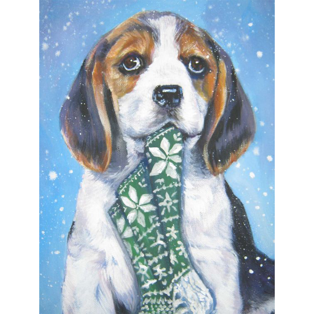 

Dog - Round Drill Diamond Painting - 30*40CM, 501 Original