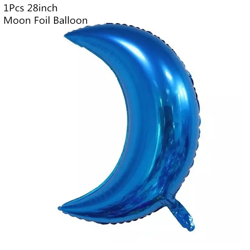 Outer Space Party Astronaut Rocket Ship Foil Balloons Galaxy/Solar System Theme Party Boy Kids Birthday Party Decoration Favors