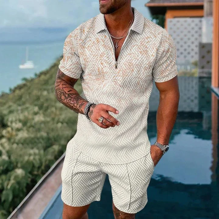 Floral Print Retro Lounge Set