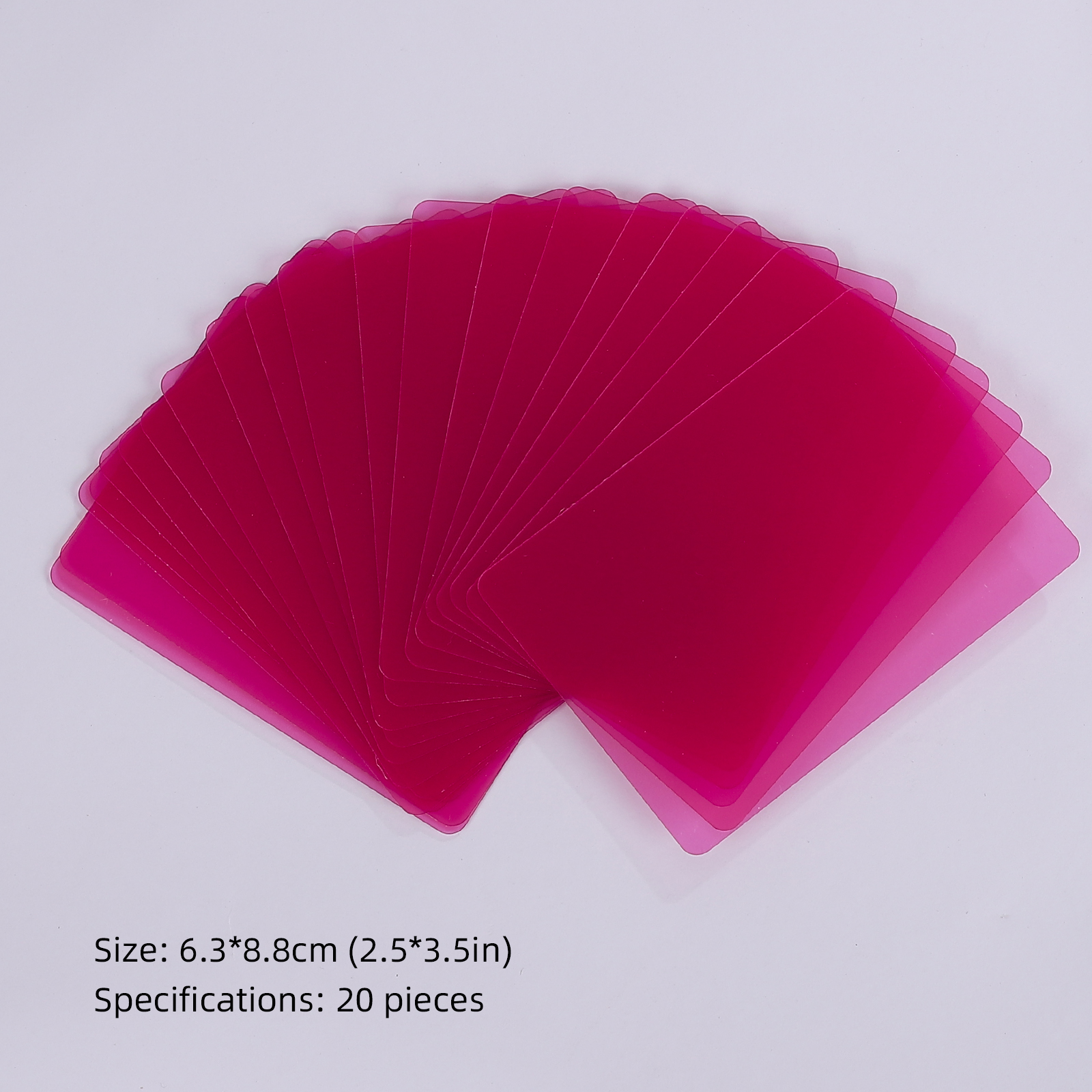 PVC Transparent ATC Cards Making Base - 20 Sheets